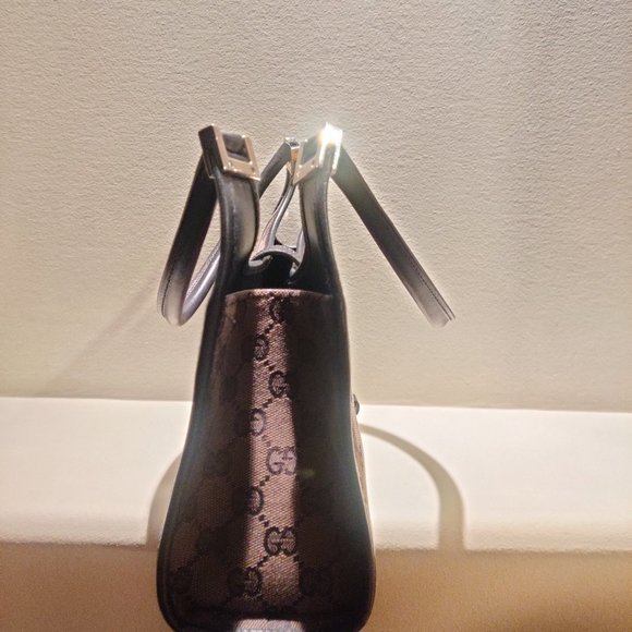 Gucci Vintage Bardot Hobo GG Canvas - Picture 9 of 10